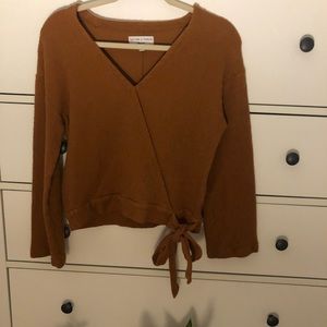 Madewell Texture & Thread Wrap Top